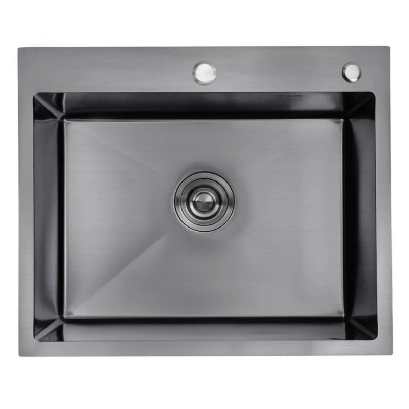 Кухонная мойка Kroner KRP Schwarze - 6050HM PVD (3.0/1.0 мм)