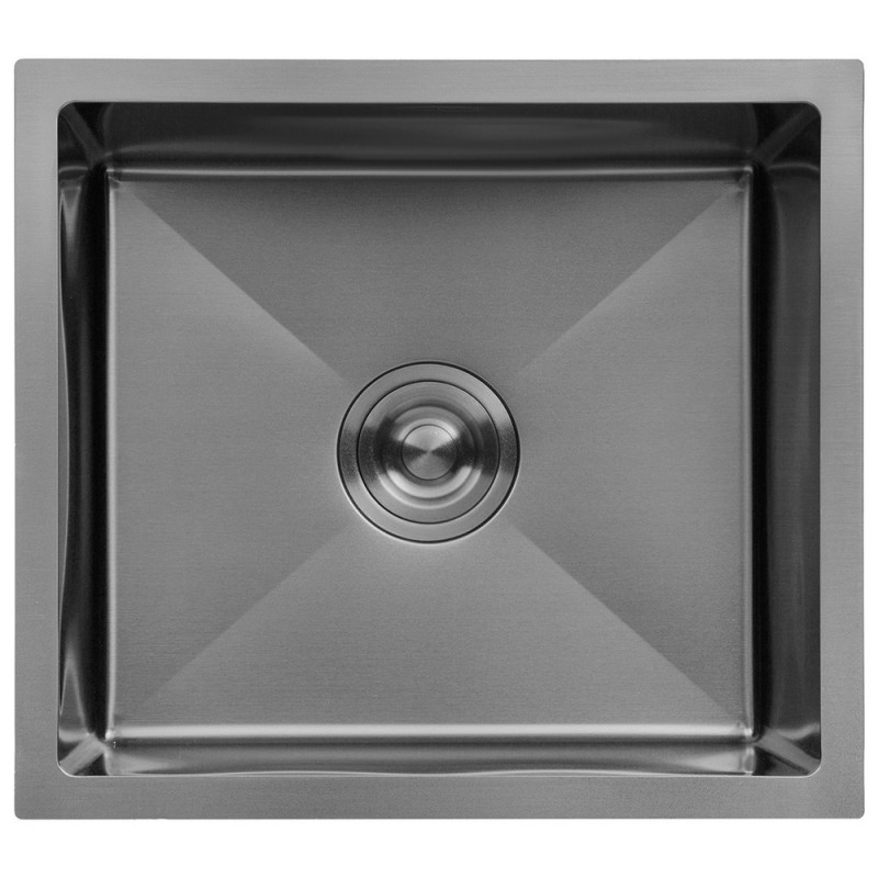 Кухонная мойка Kroner KRP Schwarze - 4843HM PVD (3.0/1.0 мм)