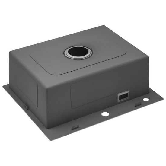 Комплект кухонная мойка Kroner Gebürstet-6050HM + смеситель Küche-C031BLK + дозатор Spender-016