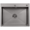 Кухонная мойка Kroner KRP Schwarze - 6350HM PVD (3.0/1.0 мм)