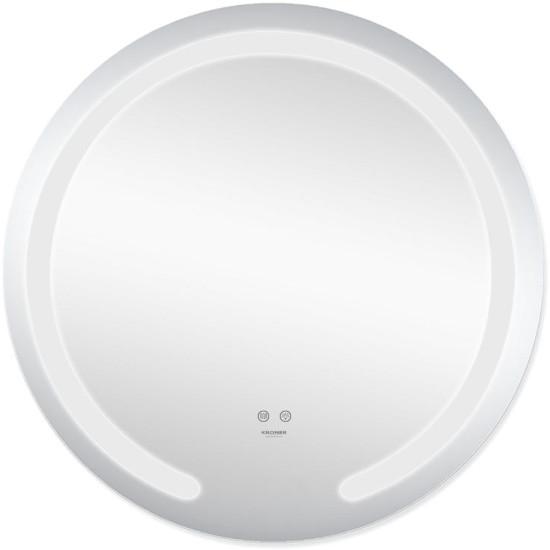 Дзеркало Kroner KRP Spiegel R1 - 6060 з LED-підсвічуванням та антизапотіванням