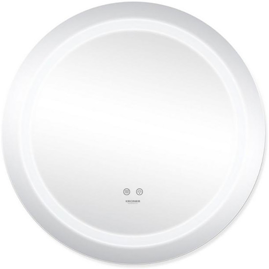 Дзеркало Kroner KRP Spiegel R2 - 6060 з LED-підсвічуванням та антизапотіванням