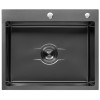 Кухонная мойка Kroner KRP Derby - 6050HM PVD (2,5/0,5 мм)