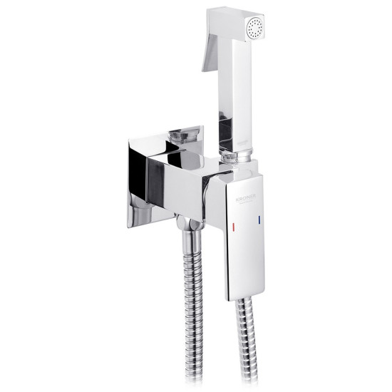 Набор для гигиенического душа скрытого монтажа со смесителем Kroner KRP Bidet - C083