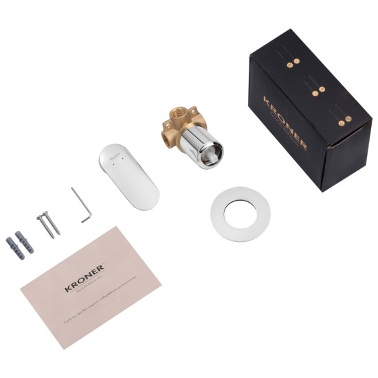 Смеситель скрытого монтажа для душа Kroner Element 211433-0101