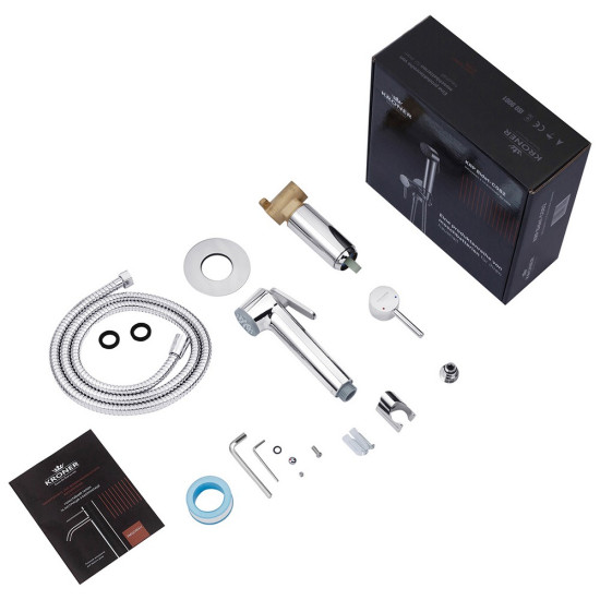Набор 3 в 1 душевая система Kroner Armada-W063 + смеситель Armada-W010 + смеситель Bidet-C082