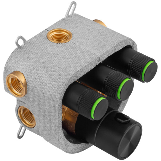 Душевая система скрытого монтажа термостатическая Kroner Element Thermo 211462-3801