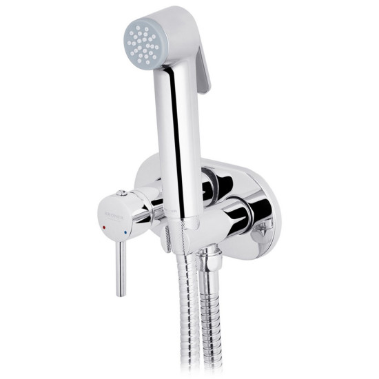 Набор для гигиенического душа скрытого монтажа со смесителем Kroner KRP Bidet - C086