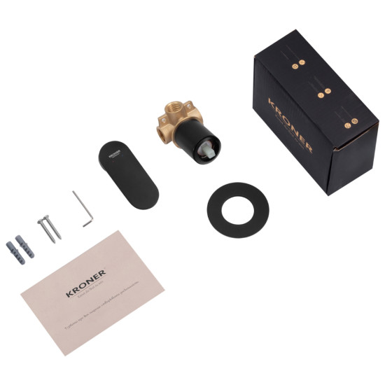 Смеситель скрытого монтажа для душа Kroner Element 211433-3801