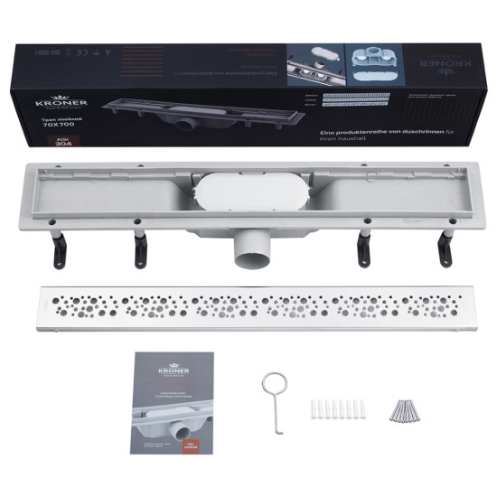 Трап линейный Kroner KRP Harz M70 Muster