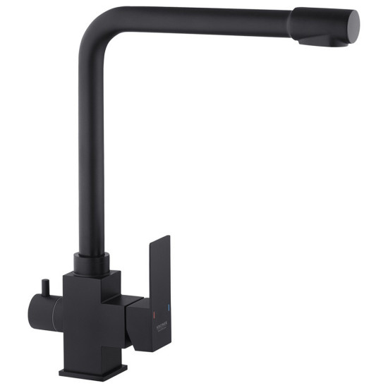 Смеситель для кухни с подключением к фильтру Kroner KRP Edelstahl Kubus - SCH03810