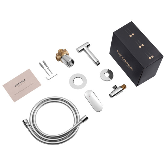 Набор для гигиенического душа со смесителем Kroner Element 211234-0101