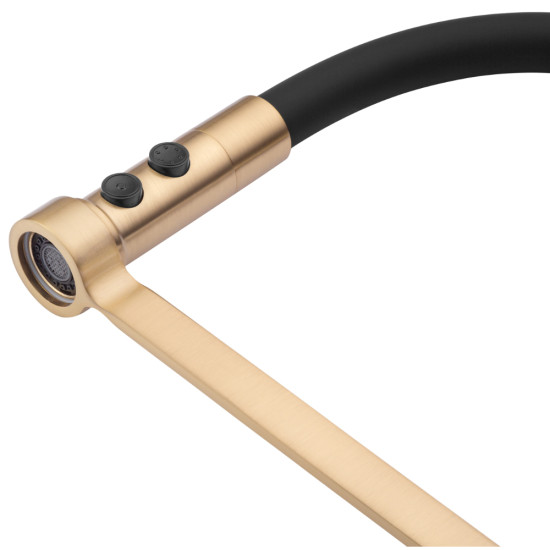 Смеситель для кухни Kroner KRP Ersel - GBG03112BLK