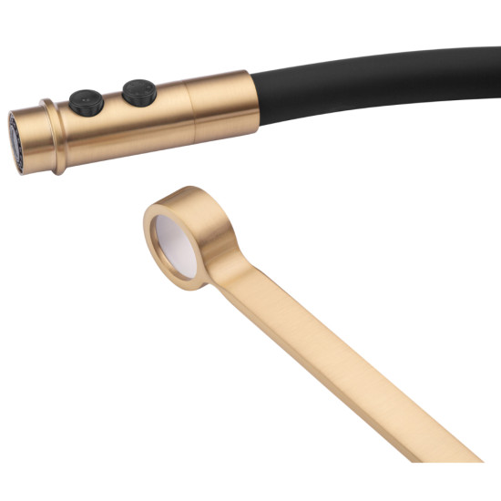 Смеситель для кухни Kroner KRP Ersel - GBG03112BLK
