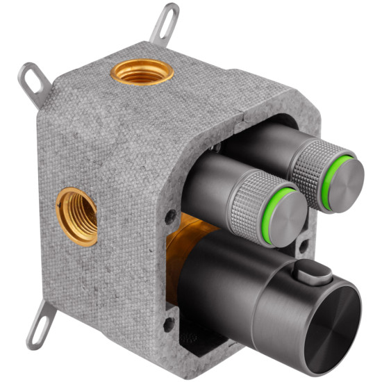 Душевая система скрытого монтажа термостатическая Kroner Element Thermo 211461-5301