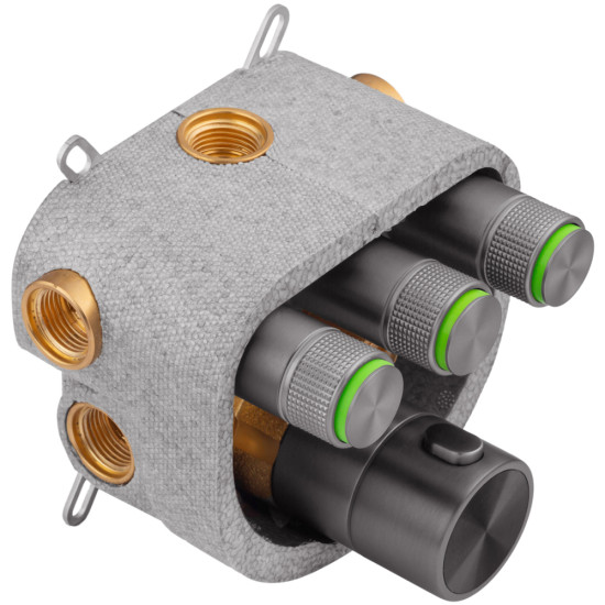 Душевая система скрытого монтажа термостатическая Kroner Element Thermo 211462-5301