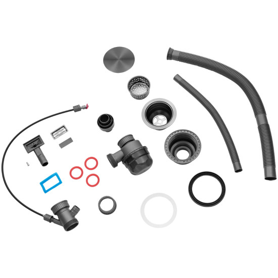 Кухонна мийка Kroner KRP Schwarze - SET7545F4HM PVD (3.0/0.8 мм)
