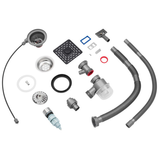 Кухонная мойка Kroner KRP Schwarze - SET7545HM PVD (3.0/0.8 мм)