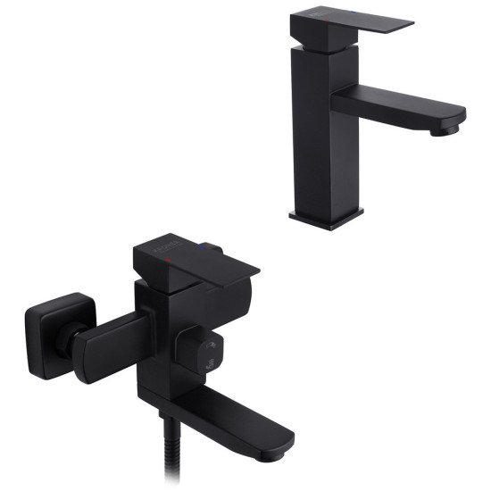 Набор смесителей Edelstahl Kubus-SCH010 + смеситель Edelstahl Kubus-SCH060