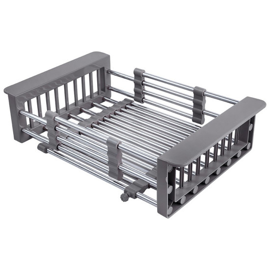 Комплект кухонная мойка Kroner Gebürstet-5050HM + смеситель Küche-C031BLK + дозатор Spender-016