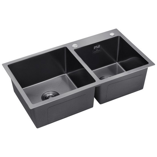 Набор 3в1 Kroner KRP Schwarze - 7843ZHM PVD (3.0/1.0 мм) + Kroner KRP Edelstahl Klassisch - PVD031BLK + Kroner KRP Spender - 026