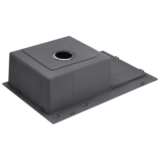 Кухонная мойка Kroner KRP Schwarze - 7849LHM PVD (3.0/1.0 мм)