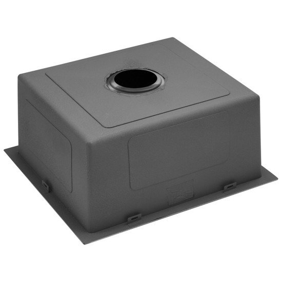 Комплект мойка для кухни интегрированная Kroner KRP PVD Schwarze - 4843HM с корзиной для сушки и дозатором