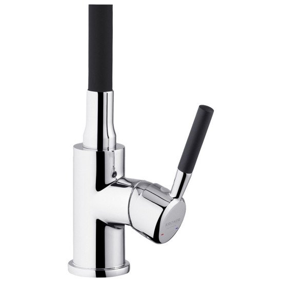 Комплект кухонная мойка Kroner Derby-6050HM Brush + cушилка для посуды Kroner Matte-SCH4333-2 + смеситель Kuche-C132BLK + дозатор Spender-016