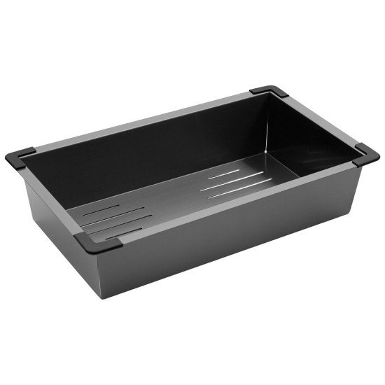 Комплект кухонная мойка Kroner Schwarze-6350HM PVD + смеситель Graz-GRP030 + дозатор Spender-026