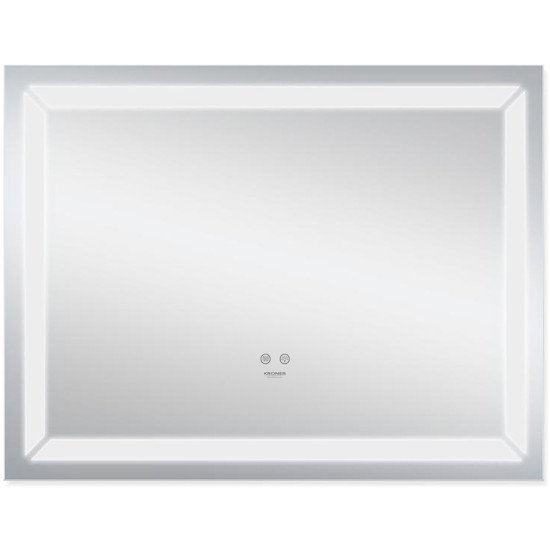 Дзеркало Kroner KRP Spiegel HR1 - 9070 з LED-підсвічуванням та антизапотіванням