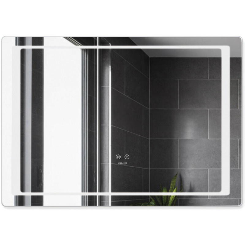 Дзеркало Kroner KRP Spiegel HR2 - 7050 з LED-підсвічуванням та антизапотіванням