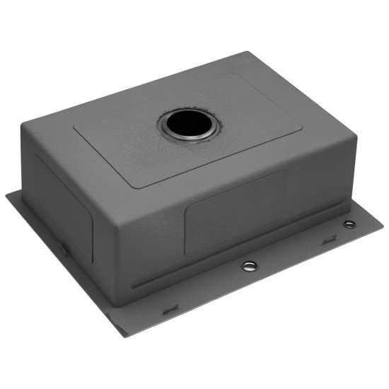 Комплект мойка для кухни Kroner KRP PVD Schwarze - 6350HM с корзиной для сушки и дозатором