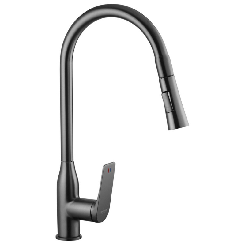 Смеситель для кухни с выдвижным изливом Kroner KRP Graz - GRP030-T