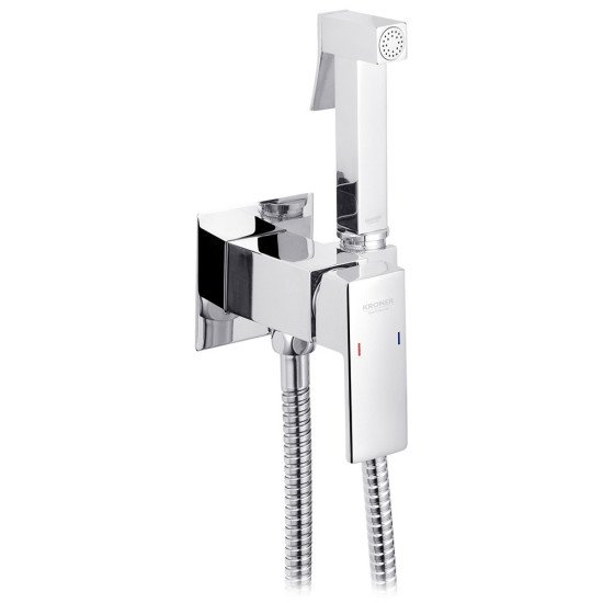Набор для гигиенического душа скрытого монтажа со смесителем Kroner KRP Bidet - C083