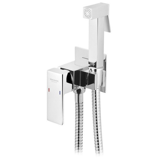 Набор для гигиенического душа скрытого монтажа со смесителем Kroner KRP Bidet - C083