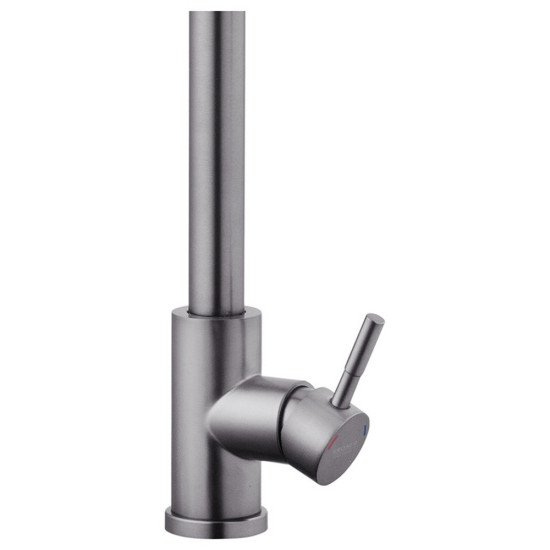 Смеситель для кухни с выдвижным изливом Kroner KRP Edelstahl Klassisch - PVD03915