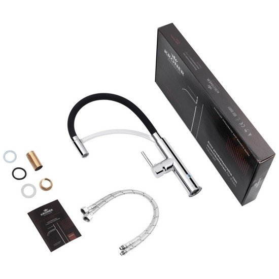 Смеситель для кухни Kroner KRP Ersel - C03900BLK