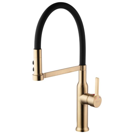 Змішувач для кухні Kroner KRP Ersel - GBG03112BLK