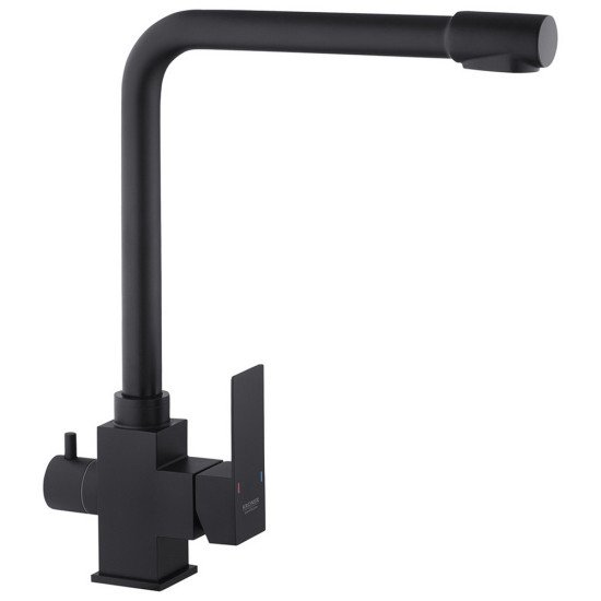 Смеситель для кухни с подключением к фильтру Kroner KRP Edelstahl Kubus - SCH03810
