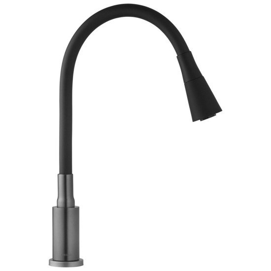 Смеситель для кухни Kroner KRP Edelstahl Klassisch - PVD031BLK