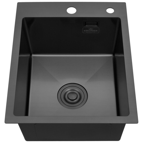 Набор 3в1 Kroner KRP PVD Schwarze - 4050HM (3,0/1,0 мм) + Kroner KRP Makon - GRP030-T + Kroner KRP Spender - 026