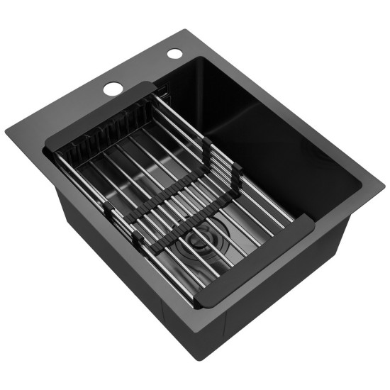 Набор 3в1 Kroner KRP PVD Schwarze - 4050HM (3,0/1,0 мм) + Kroner KRP Makon - GRP030-T + Kroner KRP Spender - 026