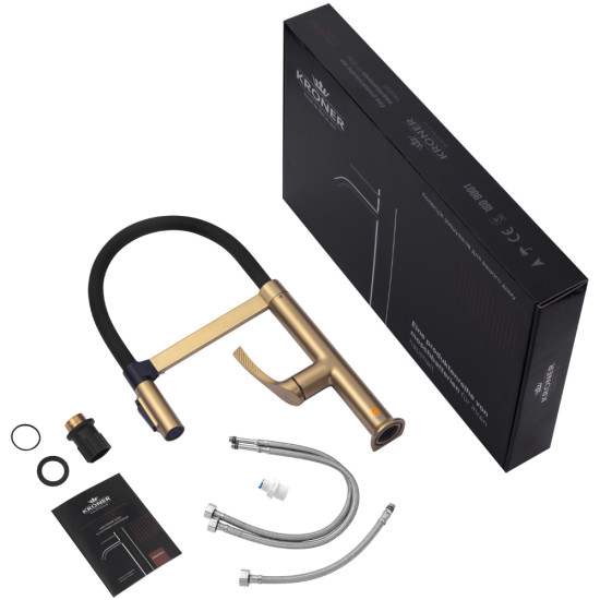 Змішувач для кухні з підключенням до фільтра Kroner KRP Axis Line - GBG039569